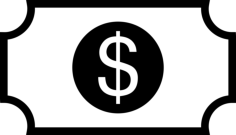 Dollar Label Stencil Svg Vector, Free Vectors File